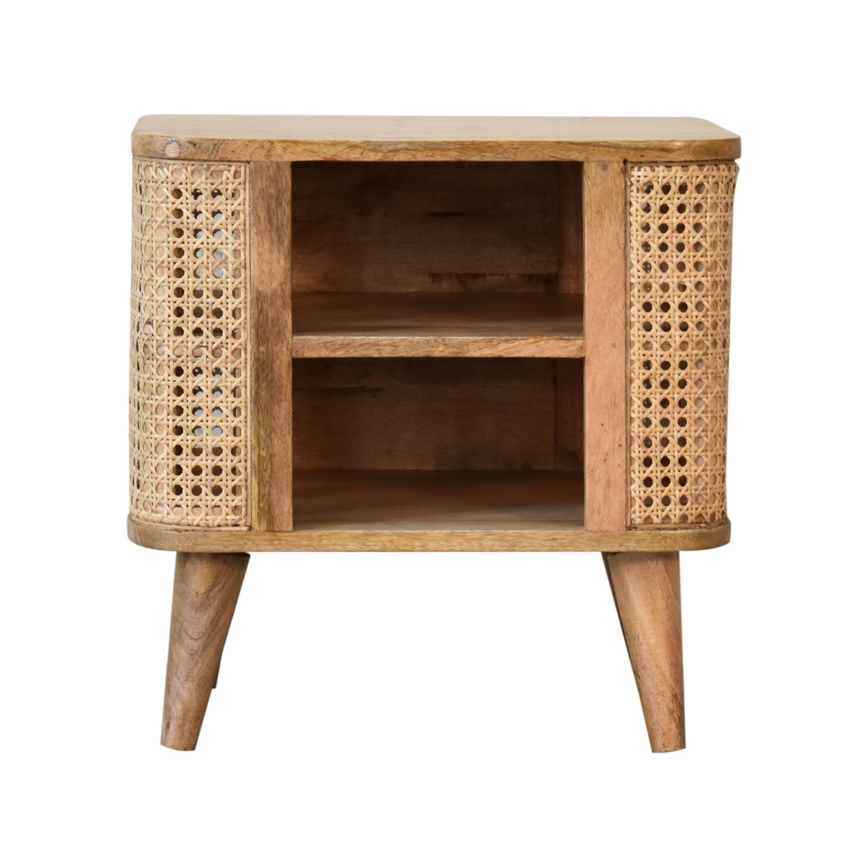 Larissa Open Mango Wood Bedside Table from Artisan Furniture - IN1780