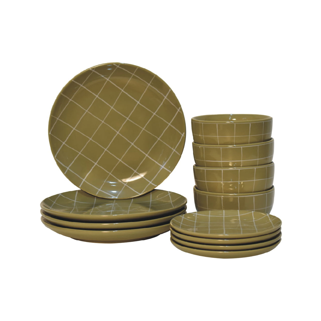 Dahlia Dinner/kitchen Plate Set from Artisan Furniture - IN3093