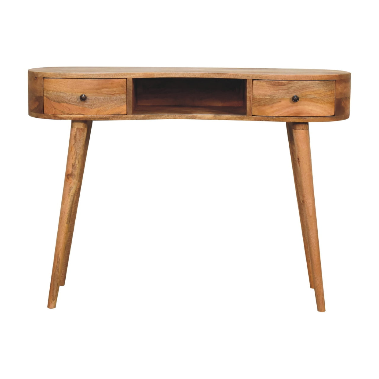Oak-Ish Wave Mango Wood Writing Desk from Artisan Furniture - IN3320