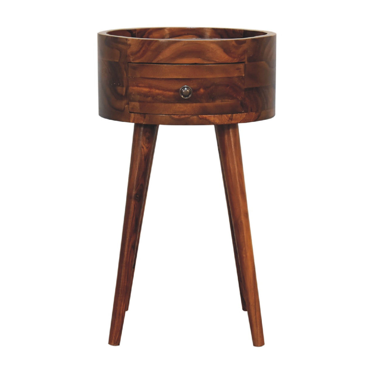 Alina Mango Wood Bedside Table Honey from Artisan Furniture - IN3380