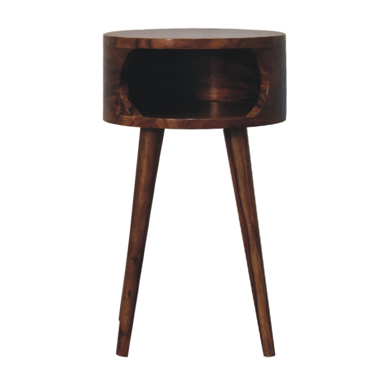 Alina Mango Wood Bedside Table Open Honey from Artisan Furniture - IN3381