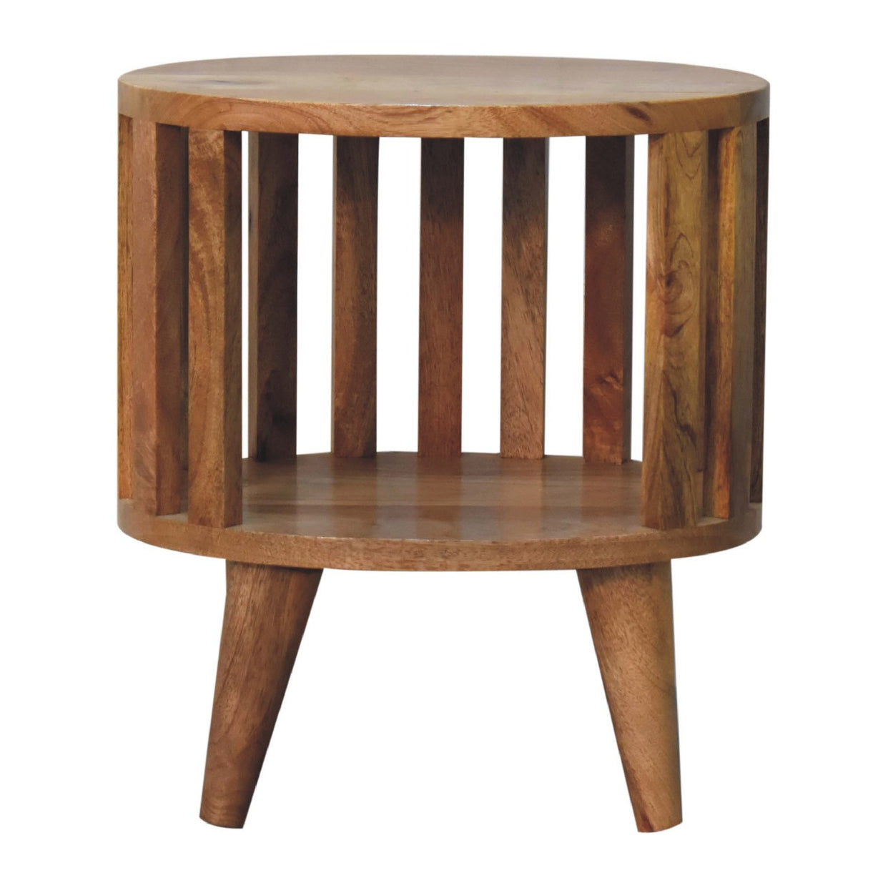 Ariella Single Shelf Mango Wood Bedside Table from Artisan Furniture - IN3413