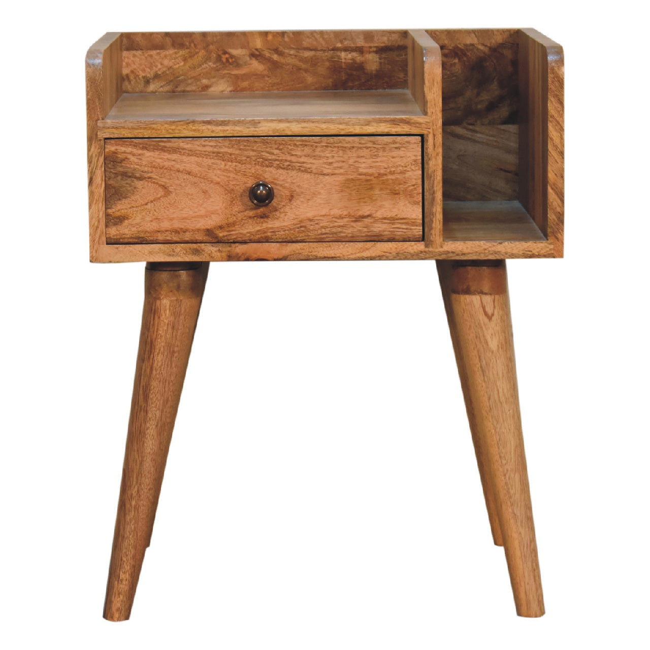 Collective Mango Wood Bedside Table Oak-Ish from Artisan Furniture - IN3441