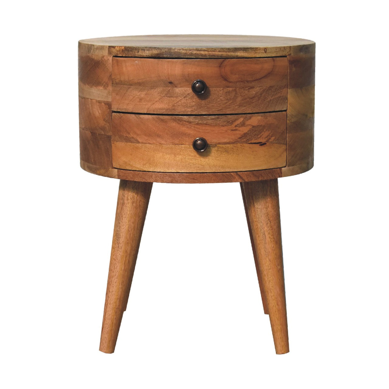 Odyssey Oak-Ish Mango Wood Bedside Table from Artisan Furniture - IN3602