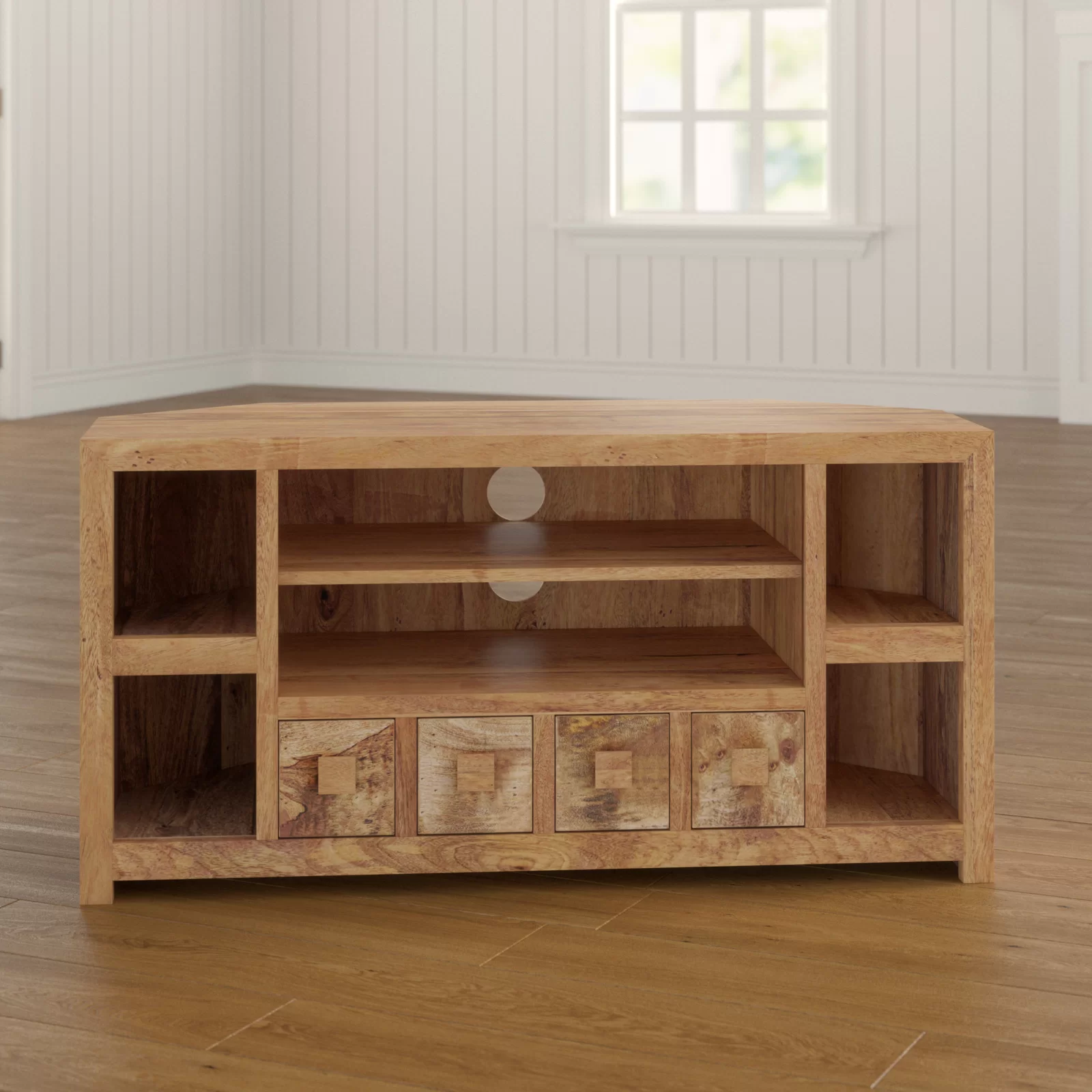 Toko Light Mango Corner Tv Unit  For Indian Hub-IH-LM10