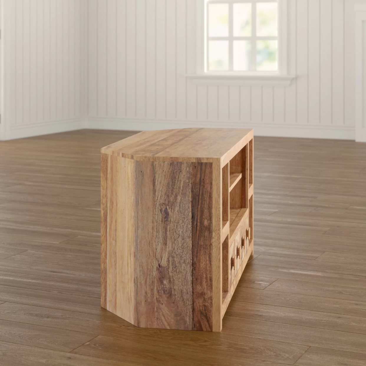 Toko Light Mango Corner Tv Unit  For Indian Hub-IH-LM10