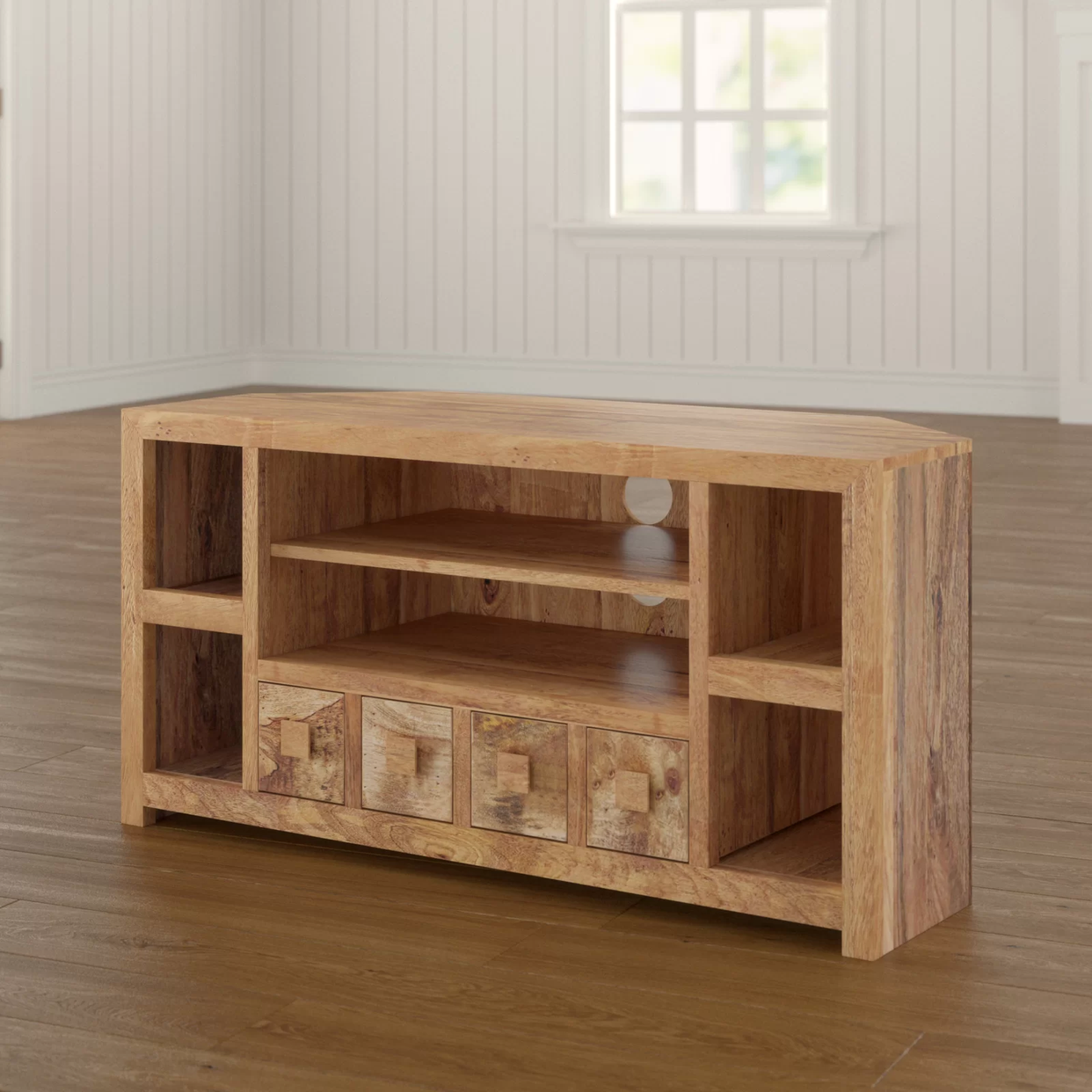 Toko Light Mango Corner Tv Unit  For Indian Hub-IH-LM10