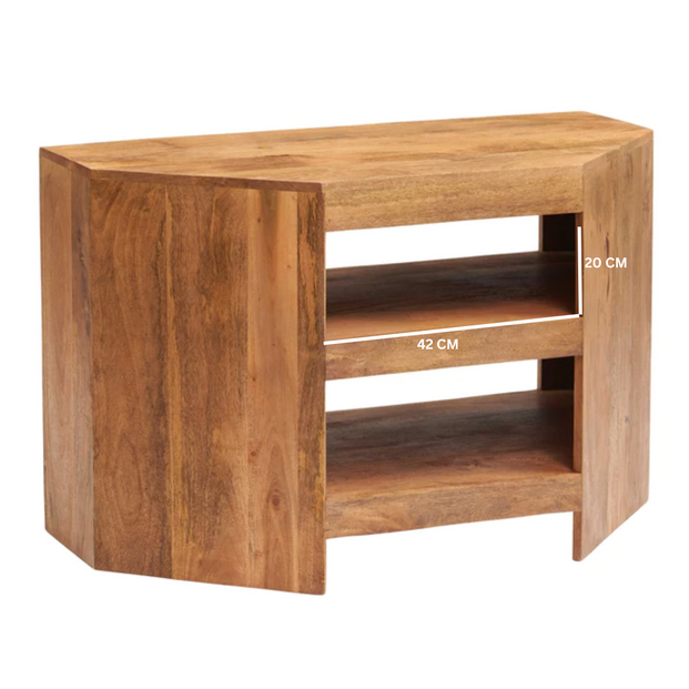 Toko Light Mango Corner Tv Unit  For Indian Hub-IH-LM26