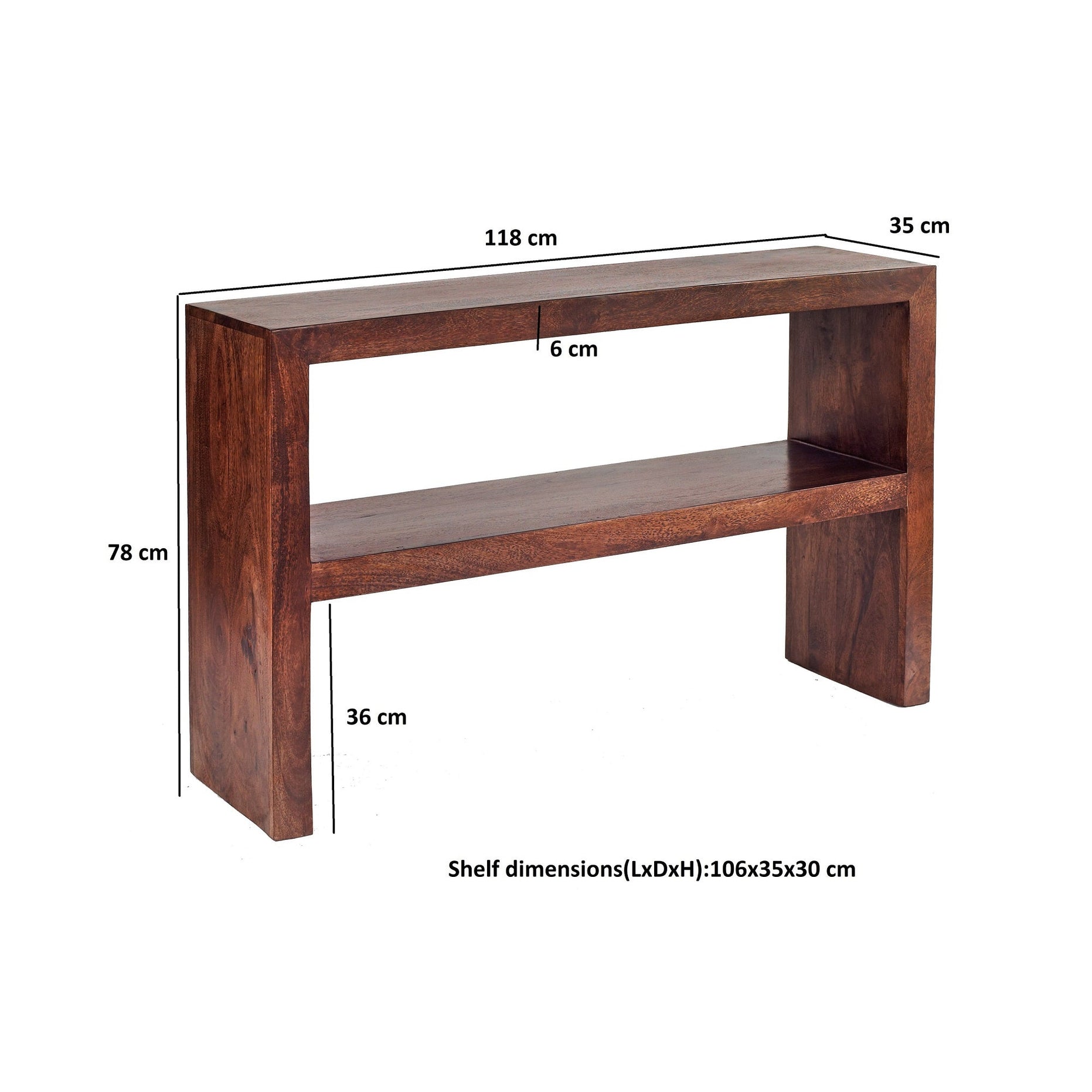 Toko Dark Mango Console Table  For Indian Hub-IH-ML14