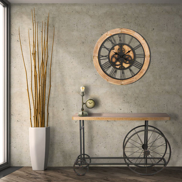 Craft Wheel Console Table For Indian Hub-IH-WRS03