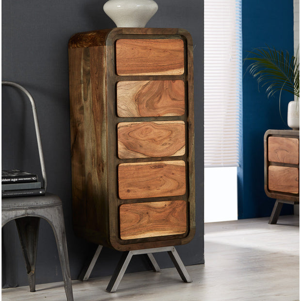 Aspen 5 Drawer Tall Chest  For Indian Hub-IH-AS04