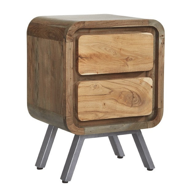 Aspen 2 Drawer Lamp Table  For Indian Hub-IH-AS09