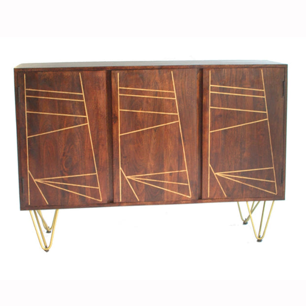 Dark Gold Large Sideboard For Indian Hub-IH-BRS10