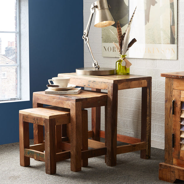 Coastal Nest Of 3 Tables For Indian Hub-IH-CS01