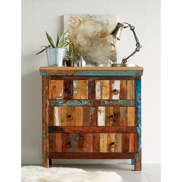 Coastal 4 Drawer Chest For Indian Hub-IH-CS20