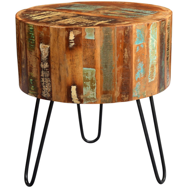 Coastal Drum Side Table For Indian Hub-IH-CS24