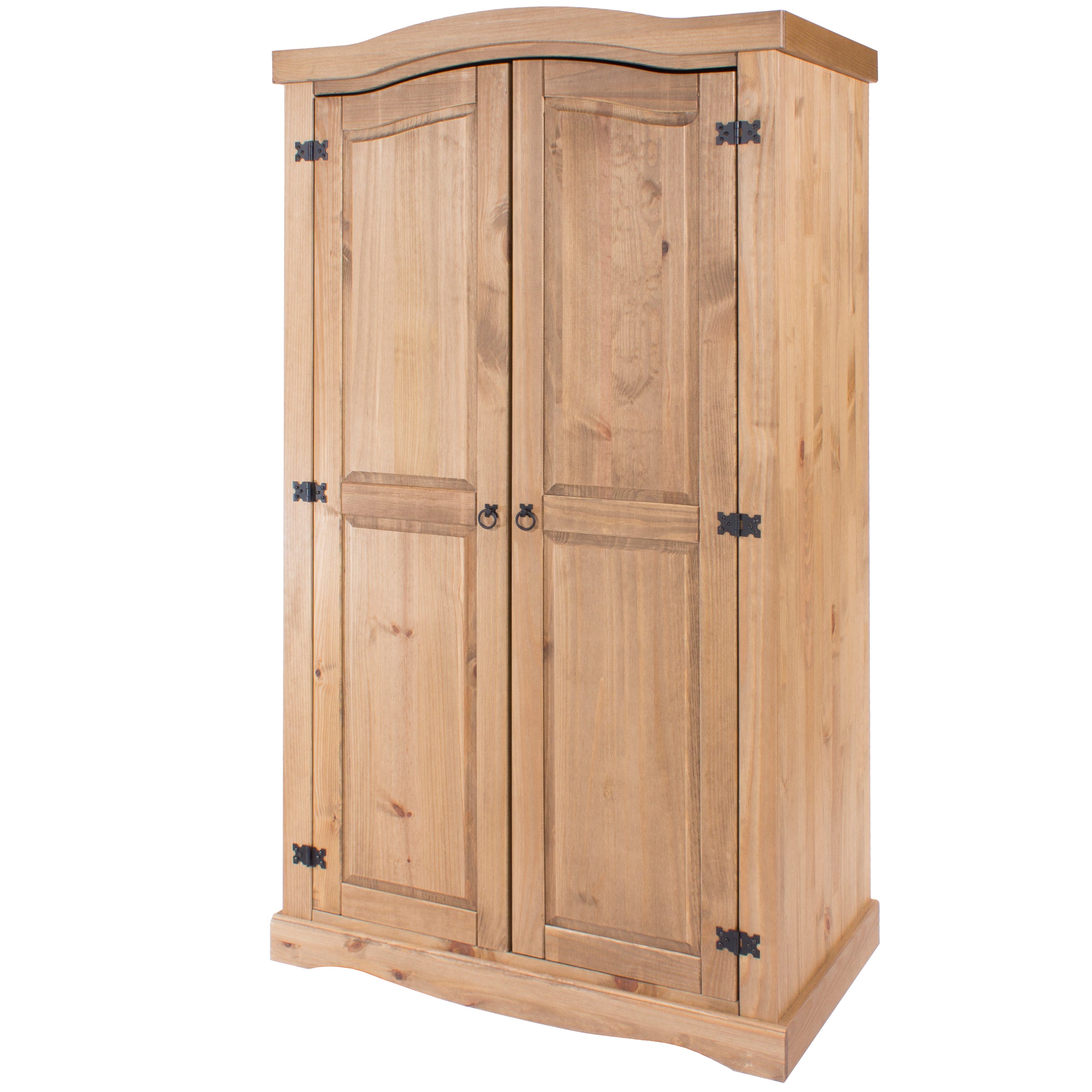 Canasta Wooden 2 Door Wardrobe Brown For Core Products - CFD-CR520