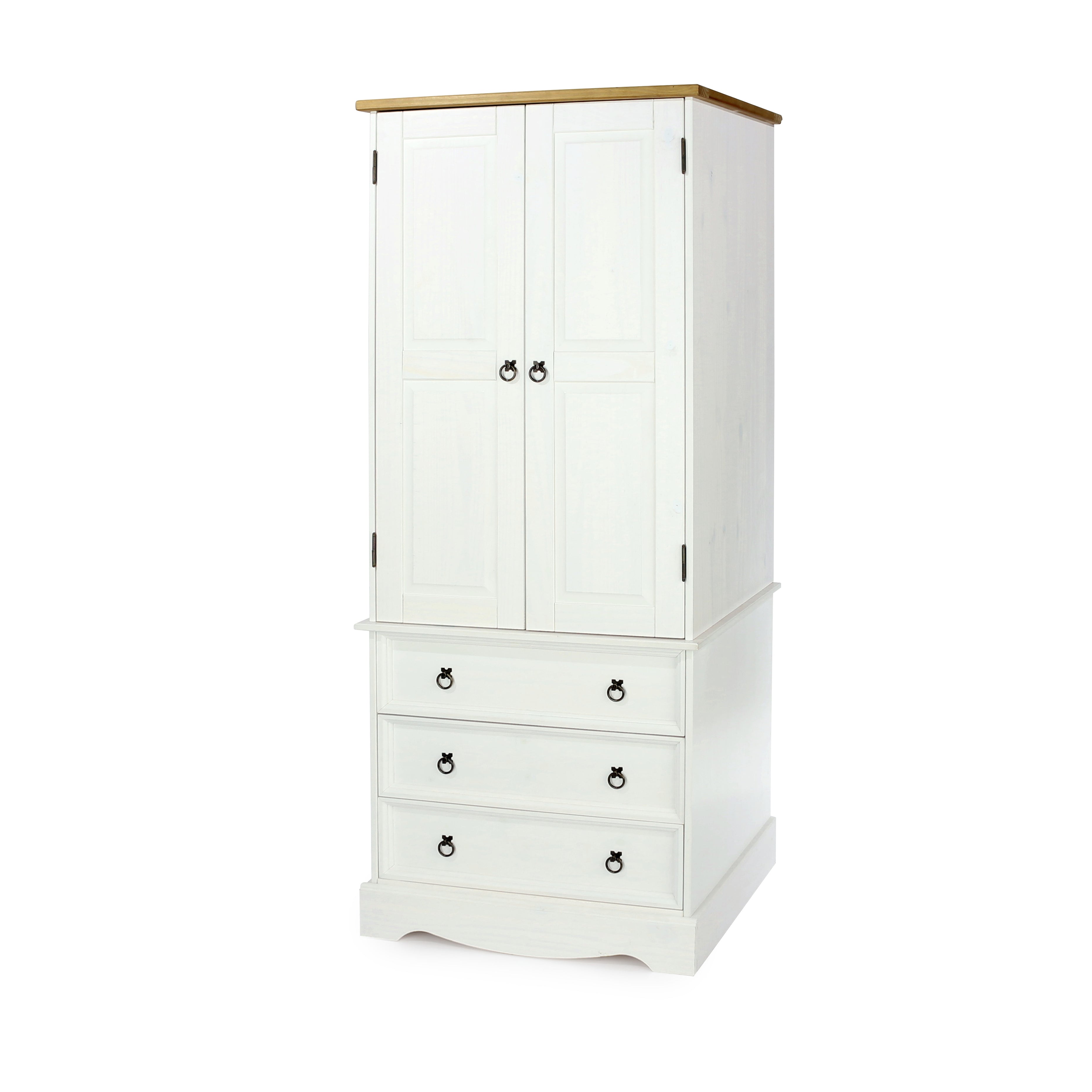Canasta Wooden 2 Door And 3 Drawer Wardrobe For Core Products - CFD-CRW123