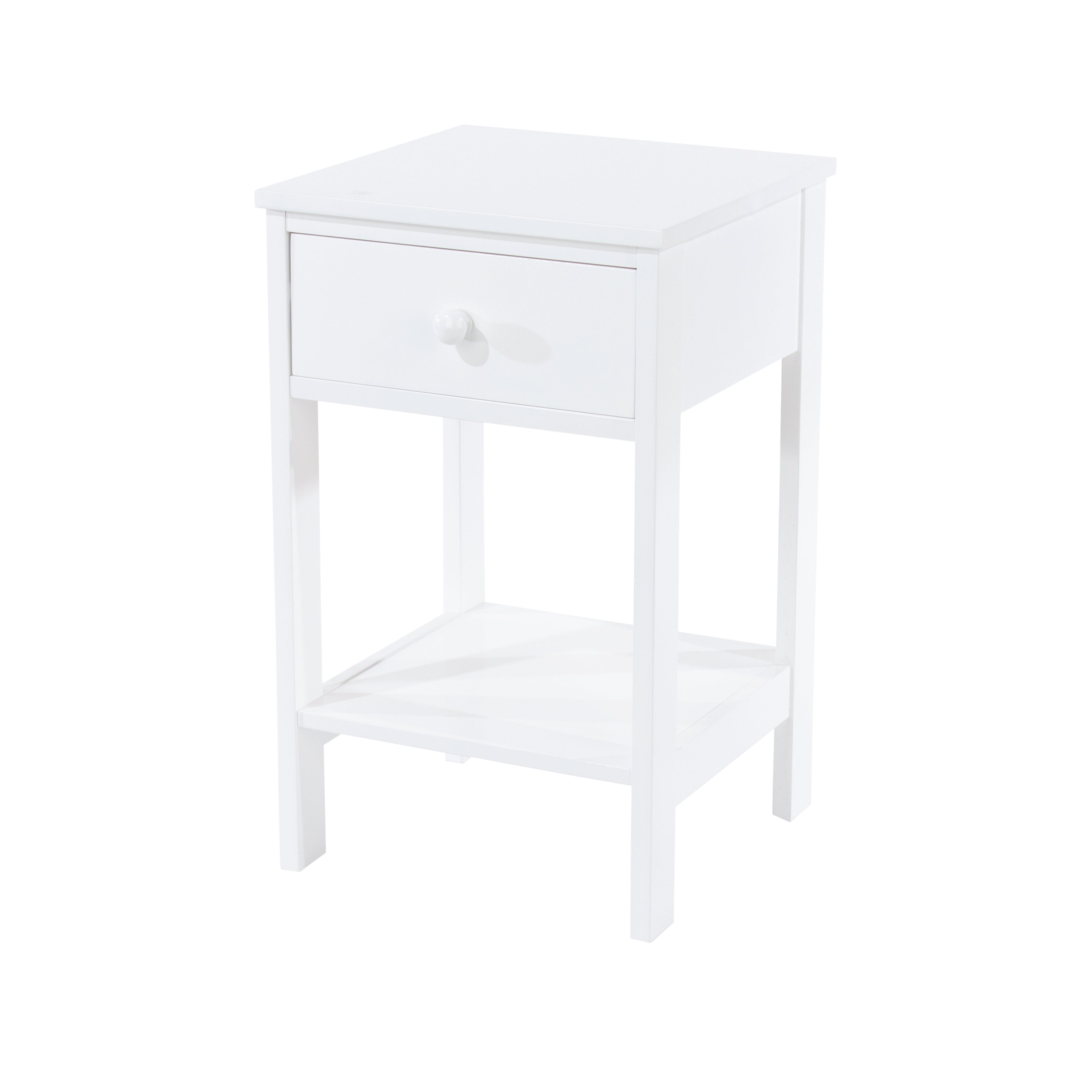 Batterson Mdf 1 Drawer Petite Bedside Cabinet For Core Products - CFD-BS409