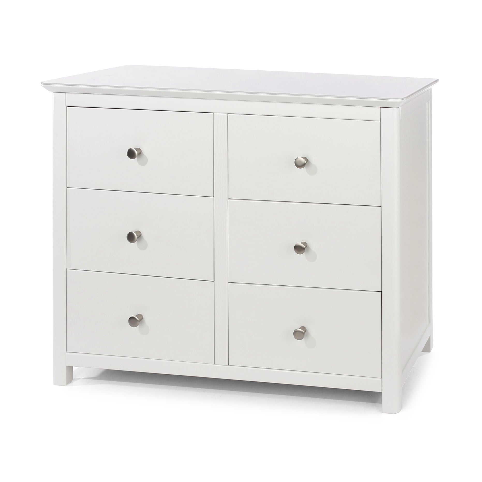 Noelia Softwood 6 Drawer Wide Chest White For Core Products - CFD-NR233
