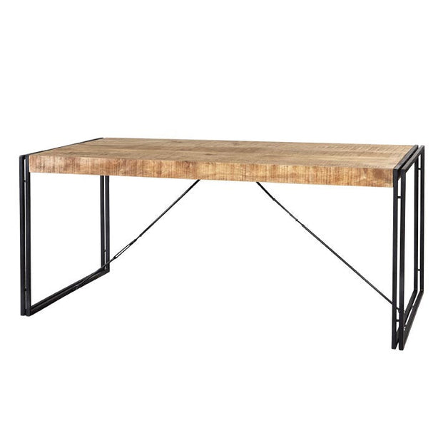 Cosmo Industrial Metal & Wood Dining Table - Medium For Indian Hub-IH-ID50