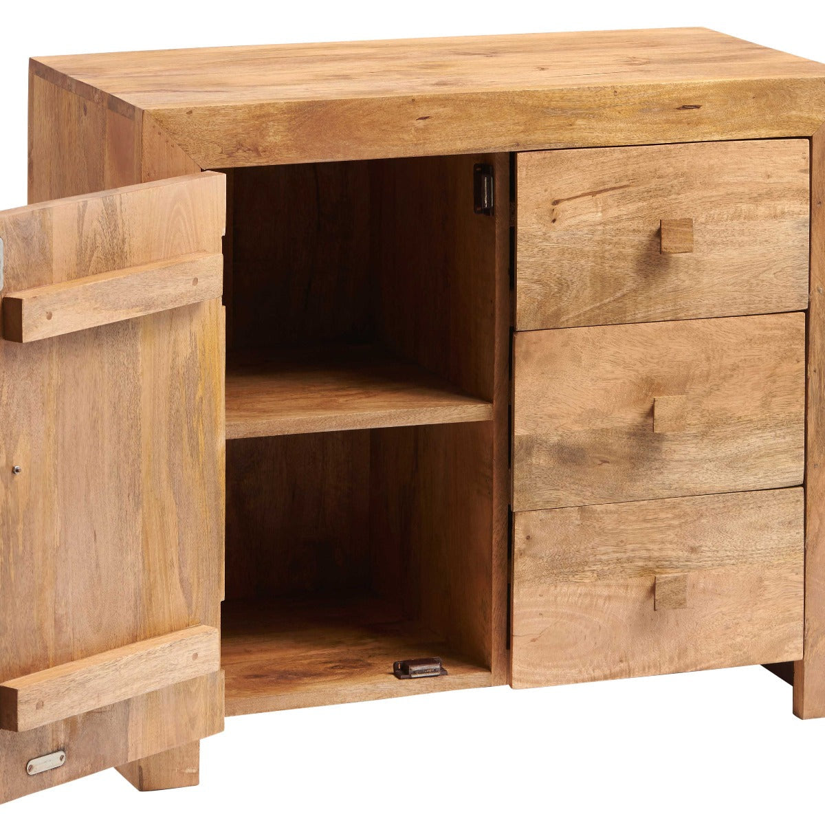Toko Light Mango 3 Drawer Sideboard  For Indian Hub-IH-LB15