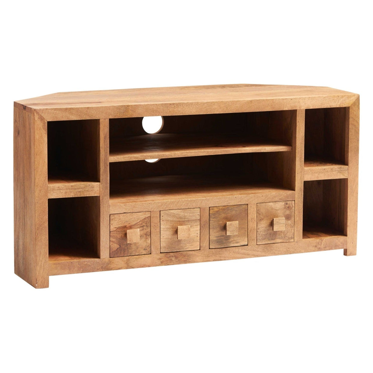 Toko Light Mango Corner Tv Unit  For Indian Hub-IH-LM10