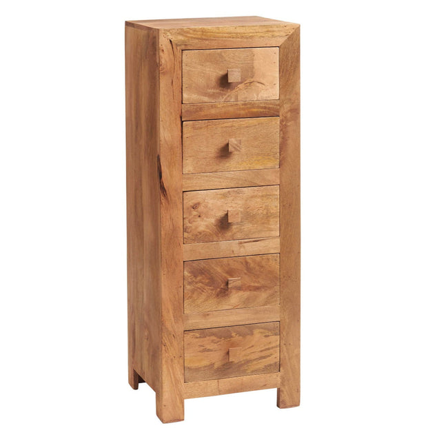 Toko Light Mango 5 Drawer Chest  For Indian Hub-IH-LM21