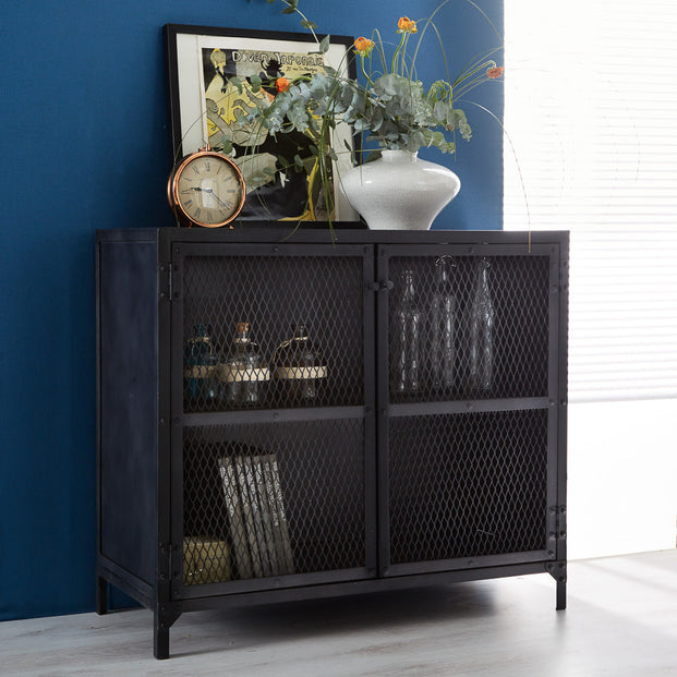 Metalica Iron Small Sideboard For Indian Hub-IH-M03