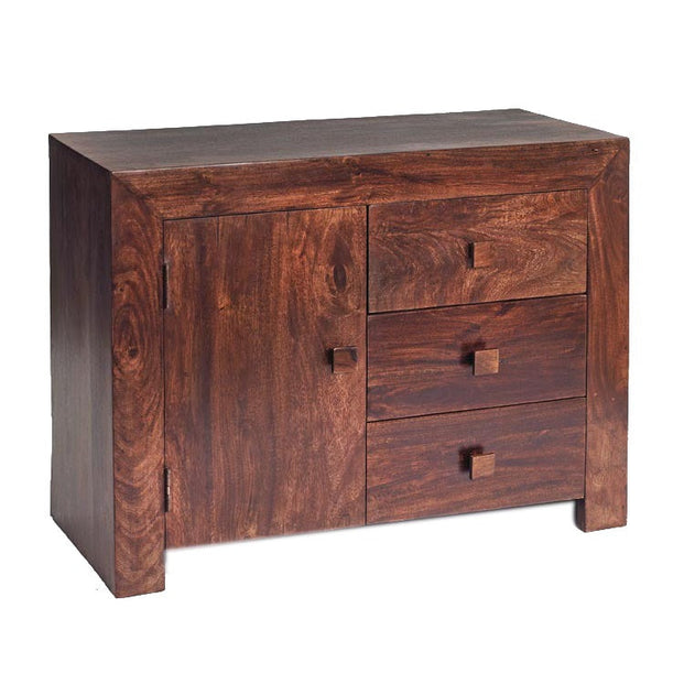 Toko Dark Mango 3 Drawer Sideboard  For Indian Hub-IH-MB15