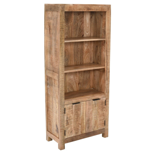 Surrey Solid Wood Bookcase With Doors For Indian Hub-IH-MD15