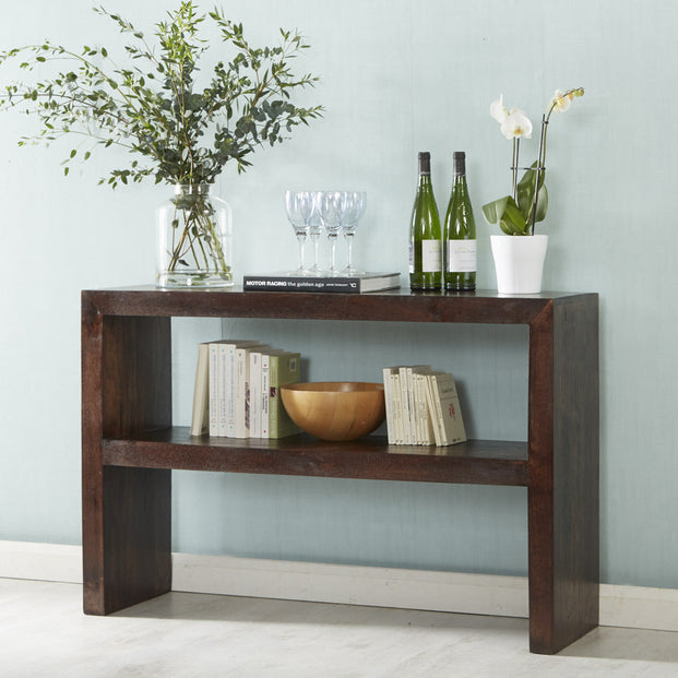 Toko Dark Mango Console Table  For Indian Hub-IH-ML14