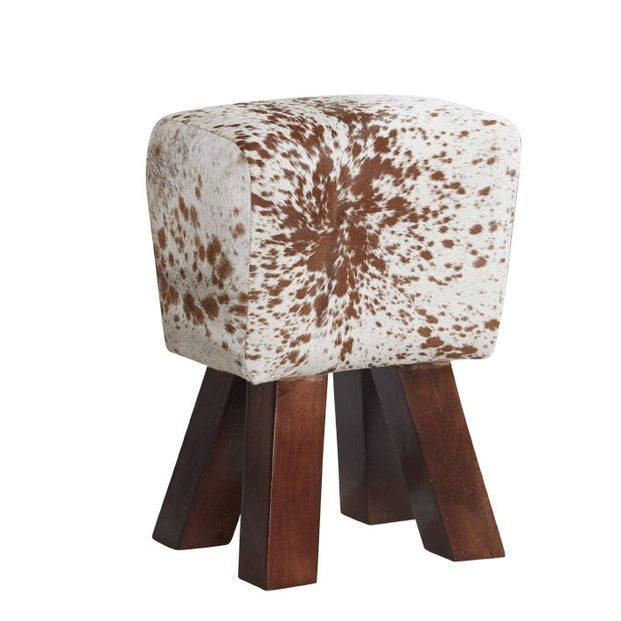 Cowhide Stool Natural For Indian Hub-IH-PK31