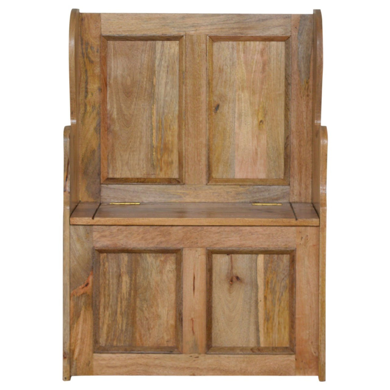 Small Mango Wood Monks Storage Bench from Artisan Furniture - IN073