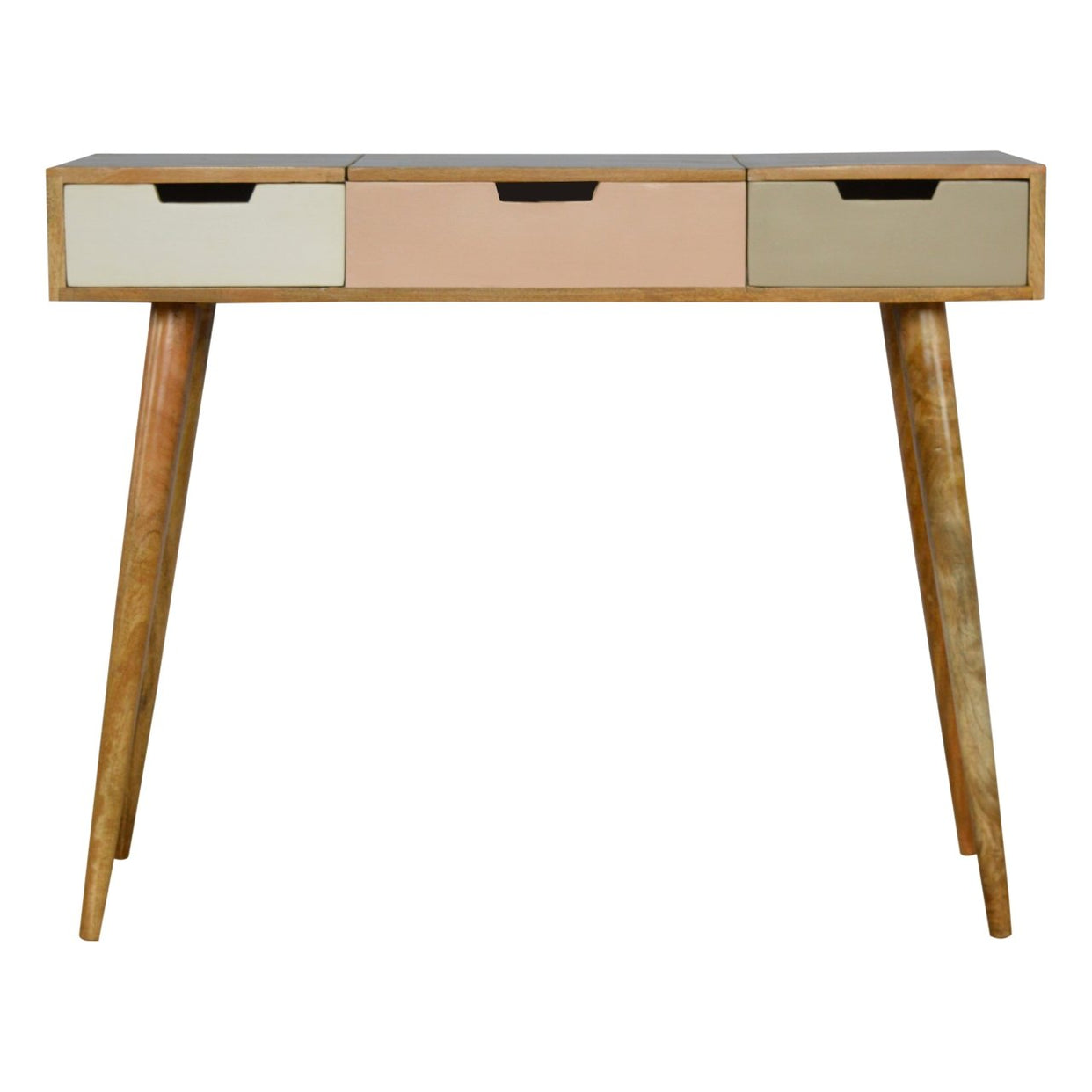 Gradient Pink Mango Wood Dressing Table from Artisan Furniture - IN675