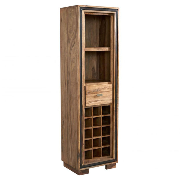 Jodhpur Sheesham Wine Bookcase For Indian Hub-IH-SN10