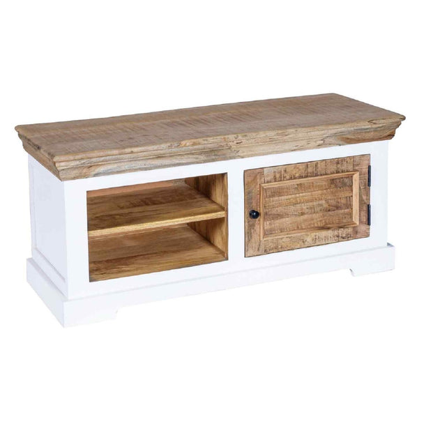 Alfie Wood Tv Cabinet/Bench For Indian Hub-IH-MW03