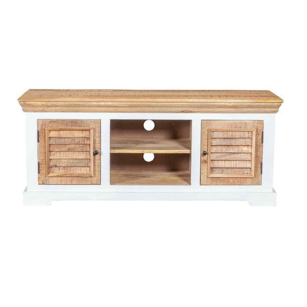 Alfie Tv Cabinet Upto 57" Solid Mango Wood For Indian Hub-IH-MW05