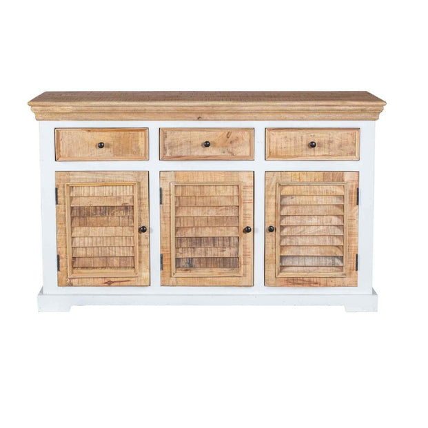 Alfie Wood Sideboard - 3 Drawers & 3 Doors For Indian Hub-IH-MW07